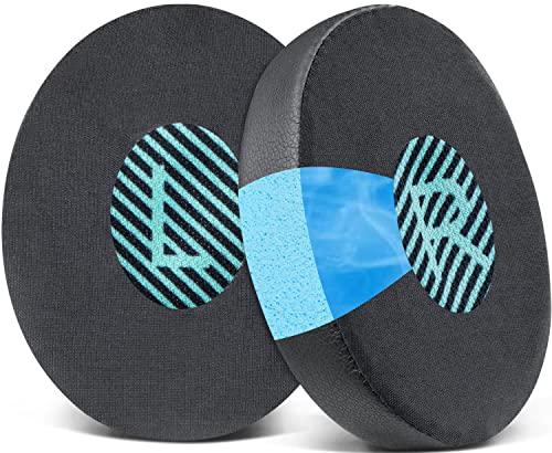 SOULWIT Cooling Gel Ear Pads Cushions Replacement for Bose On-Ear 2 (OE2 & OE2i)/ SoundTrue On-Ear (OE)/ SoundLink On-Ear (OE) Headphones, Earpads with High-Hensity Noise Isolation Foam - Black