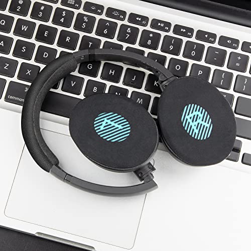 SOULWIT Cooling Gel Ear Pads Cushions Replacement for Bose On-Ear 2 (OE2 & OE2i)/ SoundTrue On-Ear (OE)/ SoundLink On-Ear (OE) Headphones, Earpads with High-Hensity Noise Isolation Foam - Black