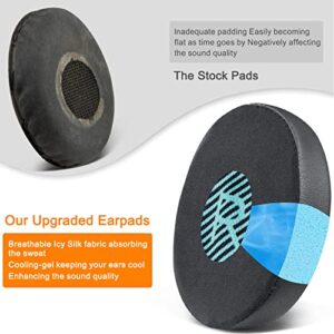 SOULWIT Cooling Gel Ear Pads Cushions Replacement for Bose On-Ear 2 (OE2 & OE2i)/ SoundTrue On-Ear (OE)/ SoundLink On-Ear (OE) Headphones, Earpads with High-Hensity Noise Isolation Foam - Black