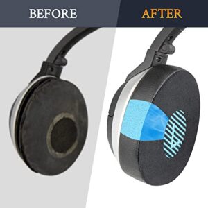 SOULWIT Cooling Gel Ear Pads Cushions Replacement for Bose On-Ear 2 (OE2 & OE2i)/ SoundTrue On-Ear (OE)/ SoundLink On-Ear (OE) Headphones, Earpads with High-Hensity Noise Isolation Foam - Black