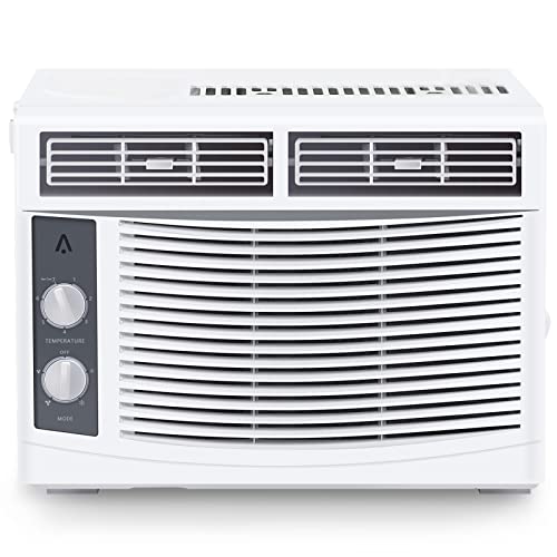 Acekool 5000 BTU Window Air Conditioner, Window AC Unit with Easy-to-Use Mechanical Controls and Reusable Filter, Efficient Cooling for Smaller Areas, Cools 150 Sq.ft, 110-115V