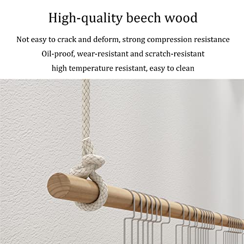 Height Adjustable Ceiling Clothing Hanging Racks,Creative Commercial Wedding Dress Display Shelf, Retail Display Ceiling Organizer Rail,Shop Window Solid Wood Clothes Rail