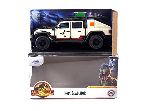 Jurassic World Dominion 1:32 Jeep Gladiator Die-Cast Car, Toys for Kids and Adults