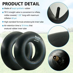 (2-Pack)13x5.00-6" Inner Tubes with TR-13 Straight Valve Stem - Replacement Lawn Mower Tire Tubes-for Razor Dirt Quad,Go Kart,ATV, Yard Tractors,Snow Blowers,Wagons,13 500-6,12X5.00-6,5.30-6,4.50-6