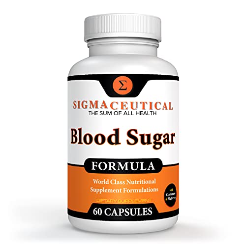 Sigmaceutical Blood Sugar Supplement - Gymnema Sylvestre Extract - Chromium Supplement - Cinnamon Supplement for Balance - 60 Capsules