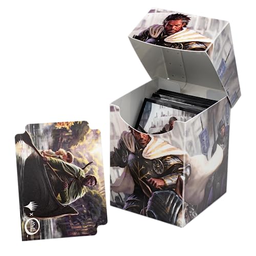 Ultra Pro - The Lord of the Rings: Tales of Middle-earth (100+ Standard Size Card Deck Box - Ft. Aragorn) for Magic: The Gathering - Store & Protect 100+ Collectible Cards, Gaming Cards for MTG & DND