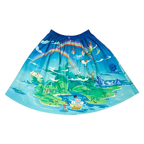 Loungefly Stitch Shoppe Disney Peter Pan - Neverland Scene Sandy Skirt - Size 2XL