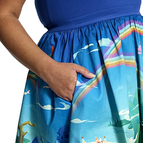 Loungefly Stitch Shoppe Disney Peter Pan - Neverland Scene Sandy Skirt - Size 2XL