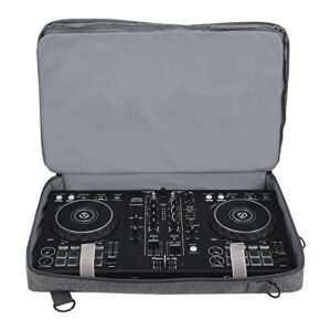 Seracle Carrying Case Portable Bag Travelling Case Compatible with DDJ-FLX4 / DDJ-400 / DDJ-SB3 Portable Controller and DJ Headphone (Gray)