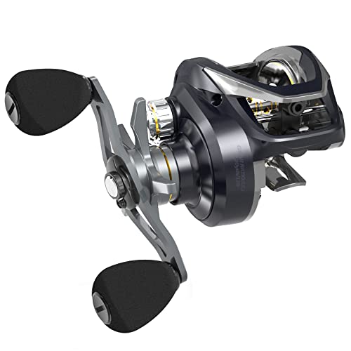 Tempo Resolute Baitcaster Reels - Ultralight Fishing Reels 6.7oz, Super Smooth 9+1 BB with 20 LBs Carbon Fiber Drag Baitcasting Reel Perfect for Trout Catfish Blackfish Grass Carp