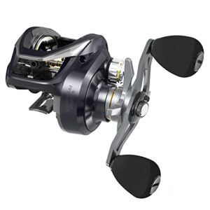 tempo resolute baitcaster reels - ultralight fishing reels 6.7oz, super smooth 9+1 bb with 20 lbs carbon fiber drag baitcasting reel perfect for trout catfish blackfish grass carp