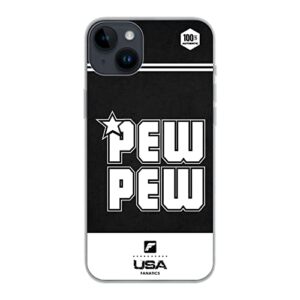 Phone Case Pew Pew USA Patriot Design Silicone Transparent - Compatible iPhone and Samsung (Samsung Galaxy A04)