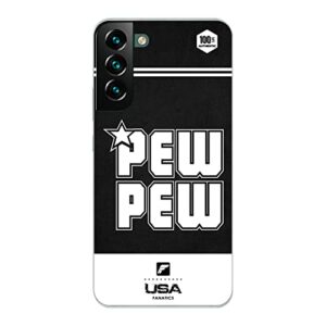 Phone Case Pew Pew USA Patriot Design Silicone Transparent - Compatible iPhone and Samsung (Samsung Galaxy A04)