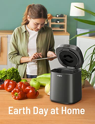 Paris Rhône Smart Waste Kitchen Composter, FoodCycler Eco-Friendly Electric Kitchen Compost Bin Sustainable Indoor Countertop Food Cycler with 3 Modes, Odor-Free, Fertilizes Your Garden