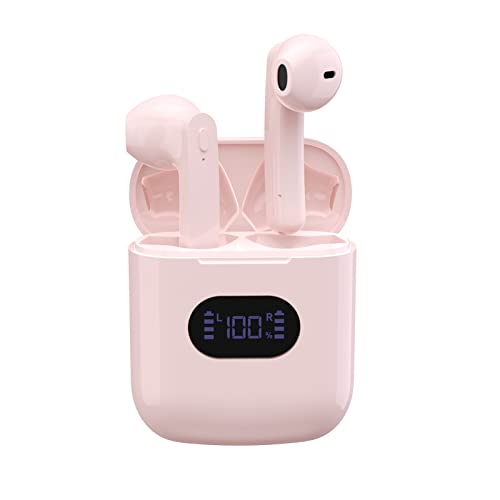 Bluetooth Headphones Wireless Earbuds with Wireless Charging Case Dual Digital Display