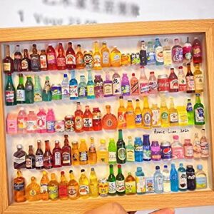 100PCS Dollhouse Miniature Drink Bottle Miniature Bottles Wine Bottles Mini House Decoration