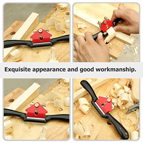 Angoily Planer 1 Set Plane Spokeshave Adjustable Spokeshave Portable Woodworking Planes with Flat Base Wood Working Hand Tool for Wood Craft Wood Craver Wood Working L Hand Tools Hand Tools