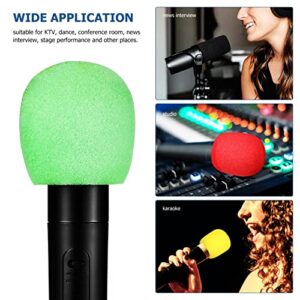 Abaodam Sponge Filter Dj Headphones 64 Pack Foam Microphone Windscreen Microphone Sponge Mini Foam Cover Shield Protection for Variety of Headset Microphone Sponge Filter Dj Headphones