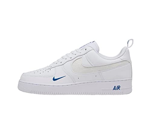 Nike Air Force 1 '07 LV8 Reflective Swoosh (us_Footwear_Size_System, Adult, Men, Numeric, Medium, Numeric_10) White