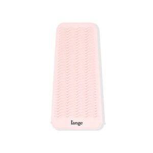l'ange hair heat-resistant mat + pouch | dual-purpose | heat resistant 100% silicone | protects surfaces from heat damage | doubles as styling tool storage pouch