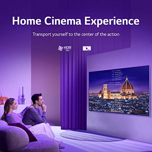 LG QNED75 Series 65-Inch Class QNED Mini-LED Smart TV 65QNED75URA, 2023 - AI-Powered 4K TV, Alexa Built-in, Ashed Blue