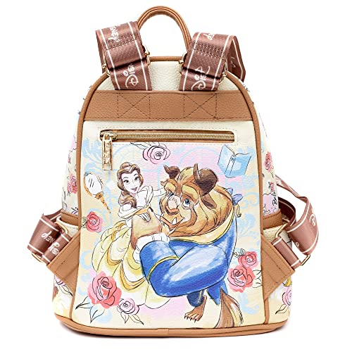 Wondapop Disney Beauty and the Beast Belle 11" Vegan Leather Fashion Mini Backpack