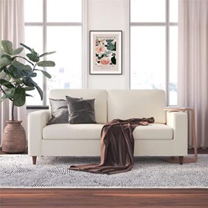 DHP Liah 3-Seater Sofa with Pocket Spring Cushions, Ivory