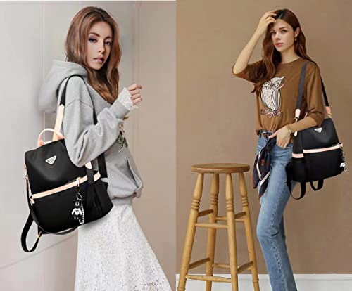 go-done Small Nylon Women Backpack Purse Anti-theft Fashion Travel Shoulder Bag,Ladies Single Shoulder Bag,Mini Backpack