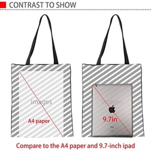 Costaric Canvas Tote Bag for Women butterfly Sunflower Print Bags for woman Beach Bag, Reusable Grocery Bags,aircraft