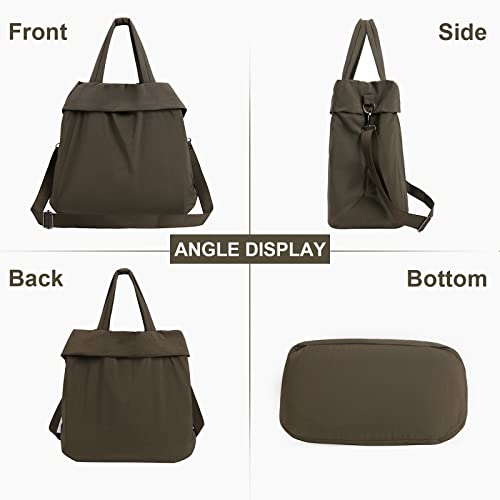 Nylon Hobo Bag 2.0 Crossbody Bag for Women Large Capacity Gym Bag Work Bag Nylon Tote Handbag Sports Duffel Shoulder Bag for Travel, Work, Gym