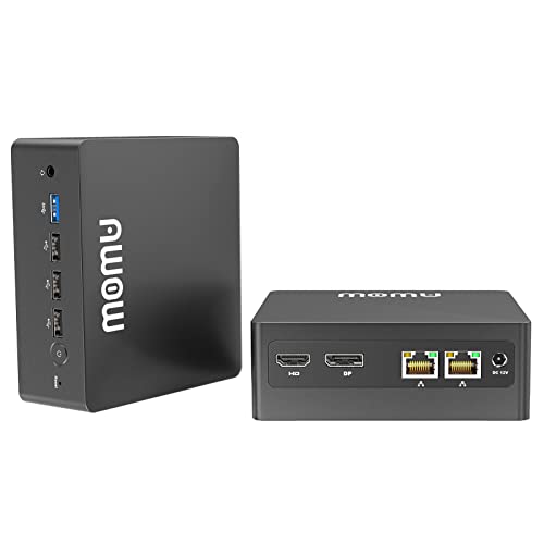 AWOW Mini PC Intel Gen12 N100 Quad Core 3.40GHz, 8GB DDR5 4800MHz 256GB M.2 SSD Windows 11 Pro Mini Desktop Computer, Micro PC Dual Display HDMI DP 4K@60Hz Dual Gigabit Ethernet, WiFi5/BT5.2/USB3.0