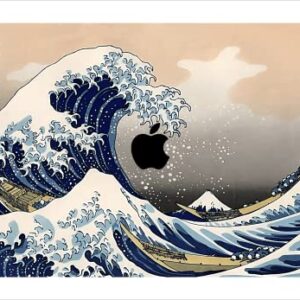 Nekoty Textured Laptop Skins compatible with MacBooks Pro 16" 14" 13" Air 13" 2019-2022 - Great Waves