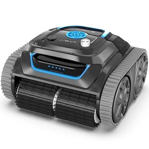 wybot high-end cordless wall climbing robotic pool cleaner with app mode, smart mapping tech, lasts 180mins, automatic pool vacuum robot with powerful suction, fast charging fit for inground pools