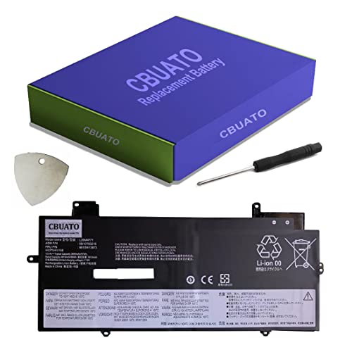 CBUATO L20M4P71 SB10T83216 5B10W13973 Laptop Battery Replacement for Lenovo ThinkPad X1 Carbon 9th 10th 11th Gen X1 Yoga 6th 7th 8th Gen 2021 2022 2023 Series L20C4P71 L20D4P71 L20L4P71 15.44V 57Wh