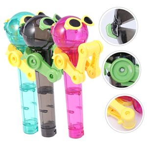 jojofuny 3pcs Lollipop Robot Stocking Stuffer Wand Toy Childrens Gifts Lollipop Holder Toy Novelty Lollipop Holder Kids Lollipop Toy Robot Lollipop Toy Cartoon Robot Lollipop Holder Storage