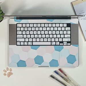 Nekoty Textured Laptop Skins for MacBooks Pro 16" 14" 13" Air 13" 2019-2022 - Honeycomb