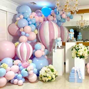 RUBFAC 87pcs Pastel Pink Balloons Different Sizes 18 12 10 5 Inches for Garland Arch, Premium Pink Latex Balloons for Girl Birthday Party Wedding Baby Shower Bridal Shower Decorations