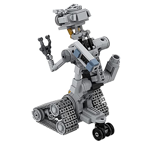 Johnny 5 Robot Short CircuiIt Building Toy Set for Kids, Boys, Girls; Johnny 5 Mecha Movie Circuit Robot Johnny 5 Figures Model Toys, Johnny 5 Robot Building Blocks for Ages 7+ (313 Pieces)