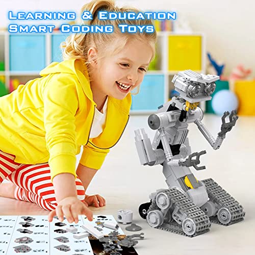 Johnny 5 Robot Short CircuiIt Building Toy Set for Kids, Boys, Girls; Johnny 5 Mecha Movie Circuit Robot Johnny 5 Figures Model Toys, Johnny 5 Robot Building Blocks for Ages 7+ (313 Pieces)