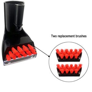 1400B Little Green 3" Tough Stain Brush Tool Replacement for Bissell Little-Green Upright & Portable Carpet Cleaners for 1400B 1425 1400W 1400 1844 2290A Series,Black ,1 Brush,2 Replacement brushes