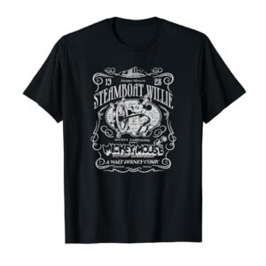 Disney 100 Mickey & Friends 1928 Steamboat Willie Nouveau T-Shirt