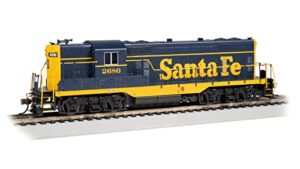 bachmann trains - gp7 - dcc ready locomotive - santa fe #2686 (blue & yellow) - ho scale