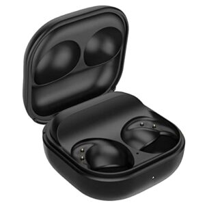 kissmart charging case for samsung galaxy buds 2 pro, replacement charger case dock station for galaxy buds pro 2 sm-r510 (black)