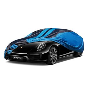 kaugung car cover waterproof custom fit porsche 911（1997-2023）, lightweight full exterior cover for automobiles all weather outdoor sun uv rain dust snow wind protection.