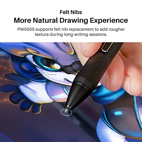 HUION Inspiroy 2 Large Drawing Tablet with HUION Slim Pen PW550S 9.5mm Diameter PenTech 3.0+