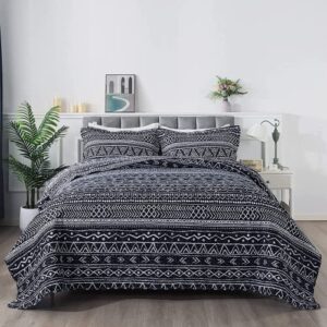 travan reversible striped quilt sets