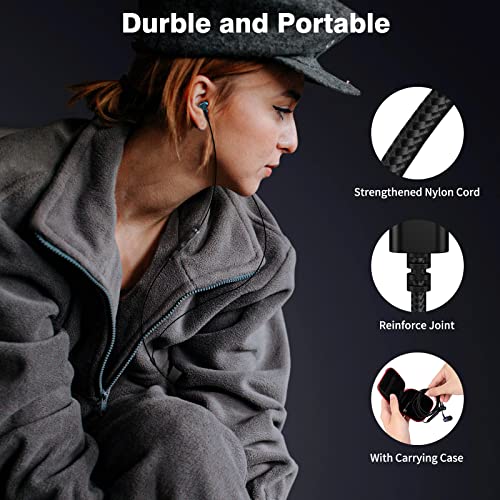 USB C Headphone COOYA USB Type C Wired Earbuds for Samsung Galaxy S23 FE Fold Flip5 A54 S22 Ultra S21 S20 HiFi Stereo in-Ear Headset with Mic for iPhone 15 Pro iPad 10 Mini 6 Air 5th Pixel 8 7 OnePlus