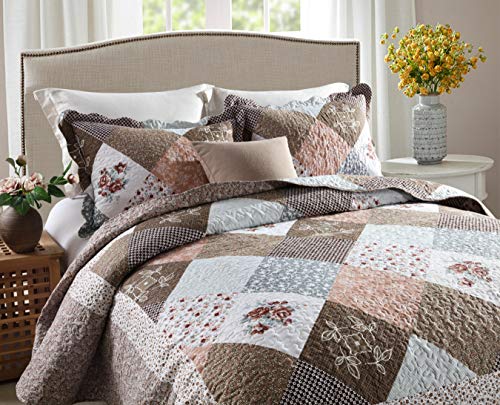 Travan Reversible Floral Quilt Sets