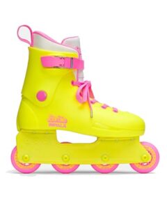 impala rollerskates impala x barbie lightspeed inline skate barbie bright yellow 6 m