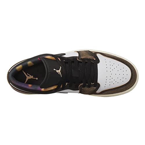 Jordan mens Air 1 Low SE Shoes, Black/White Onyx-white-sail, 10.5